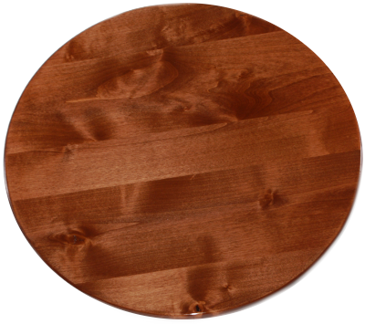 Alder Wood Chesnut Stain Lazy Susan