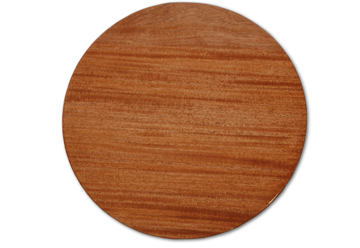 Red Chestnut on Mahogany Wood