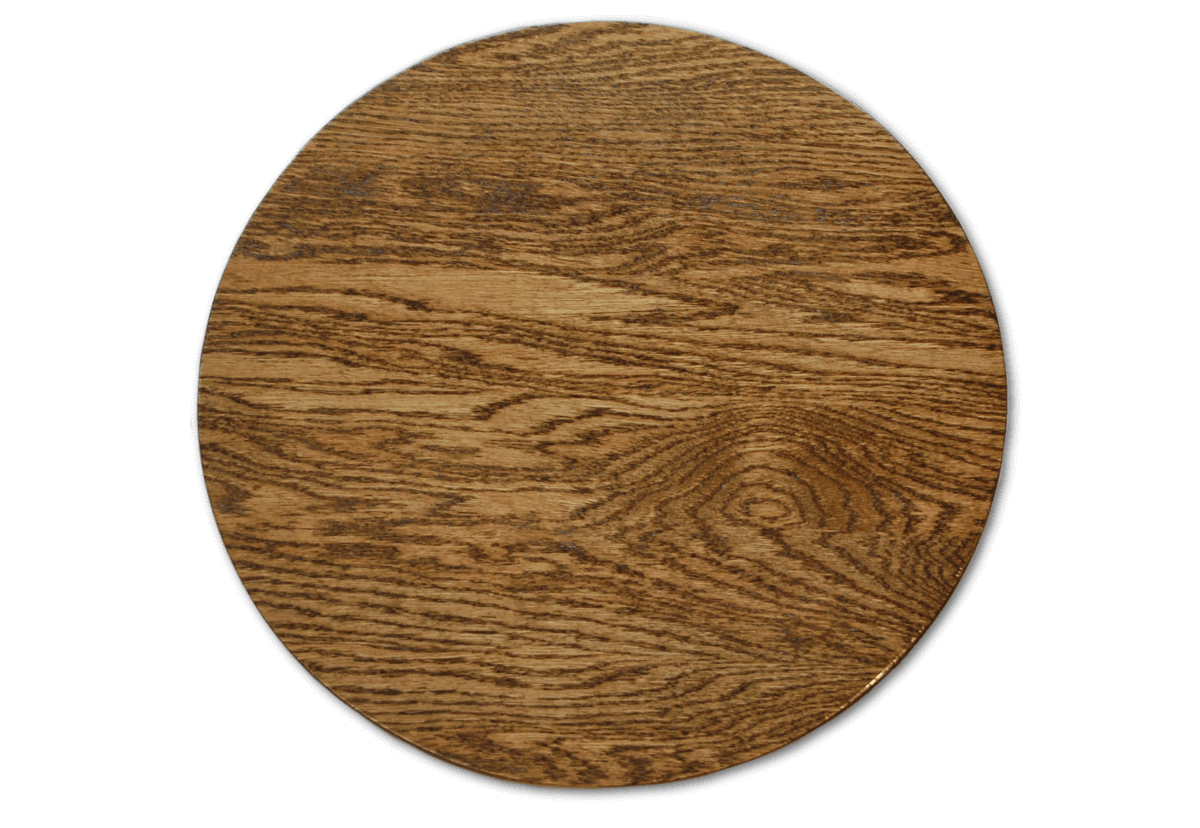 Dark Walnut Stain on Oak Wood
